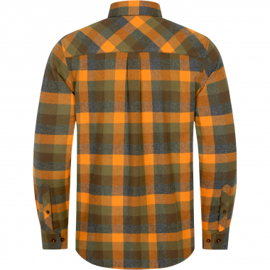 Blaser Marvin Flanell Hemd Herren (Grün/Orange)