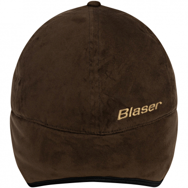 Blaser Suede Blaze Orange Insulated Kappe, mit Ohrenwärmern (Dunkelbraun)