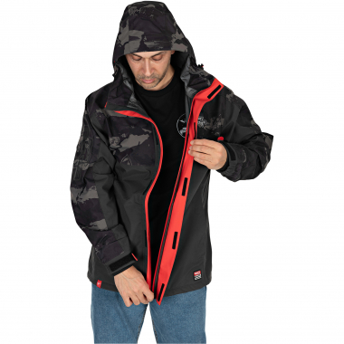 Fox Rage Herren RS Triple-Layer Jacket Herren (Black/Camo)