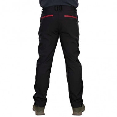 Fox Rage Pro Series Soft Shell Trousers Herren (Grey/Chili Red)