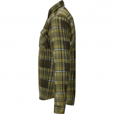 Il Lago Fleece Holzfällerhemd Vall Herren (Oliv)