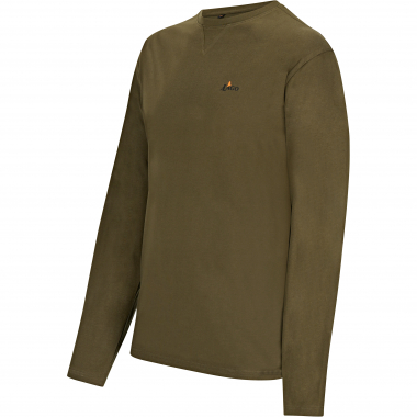 il Lago Prestige Langarmshirt Jonah Herren (Oliv)