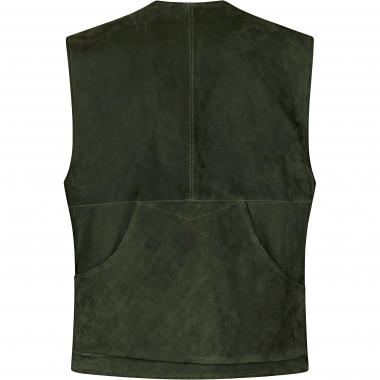 il Lago Prestige Lederweste Field Vest Herren (Oliv)