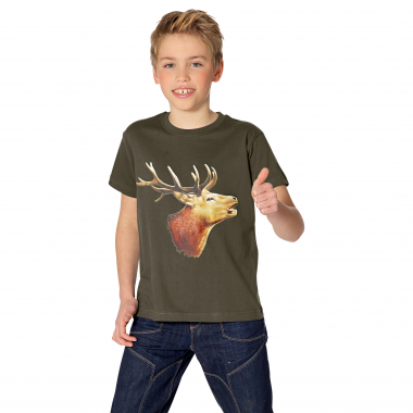 Kinder T-Shirt Hirschkopf