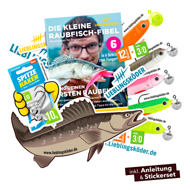 Lieblingsköder Gummifisch Zanderköder (12,5 cm, Trübes Wasser)