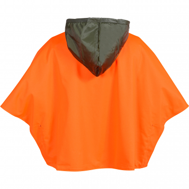 Percussion Wendbarer Regenponcho Herren (Khaki/Orange)
