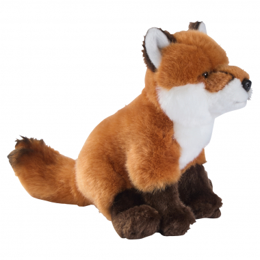 Plüschtier sitzender Fuchs