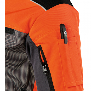 PSS X-treme Vectran Forstjacke Herren (Neonrot/Grau)