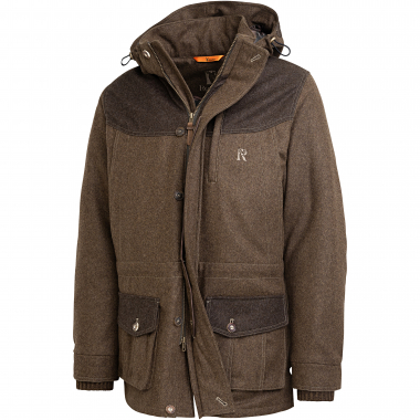 Rascher Lodenjacke mit Kapuze" Prestige" Herren (Braun)