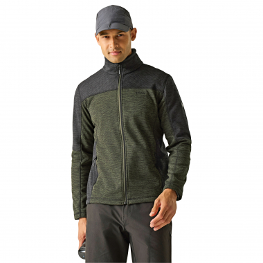 Regatta Highton Midlayer Fleece Herren (Dark Khaki/Black)
