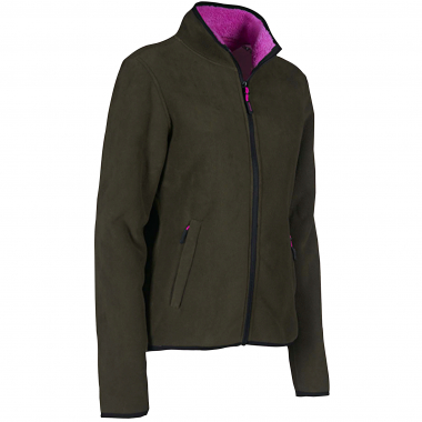 Univers Dubbed Fleece Hunting Jacket Damen (Oliv/Pink)