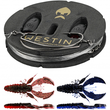 Westin Vormontierte Carolina Rigs (Clear Water Mix)