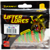 FTM Lifter Lures Larvy, Hot Orange/Apple Green 