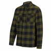 Il Lago Hemd Boreal Check Herren (Oliv/Schwarz) 
