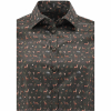 OS Trachten Bluse Waldtiere oliv