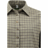 OS Trachten Damen Bluse (oliv/braun) 