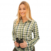 OS Trachten Snuko Bluse 1/1 Arm Damen (Oliv) 