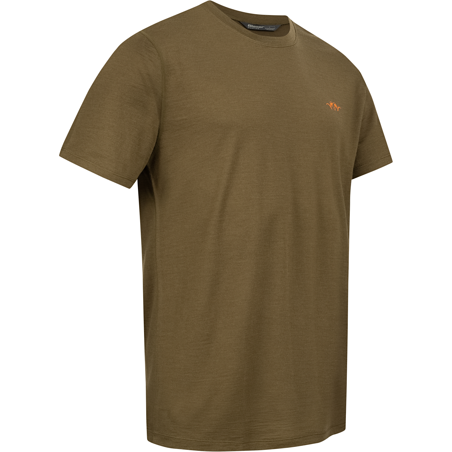 Blaser Herren Merino Base Layer T-Shirt 160 LS (dunkel oliv) 