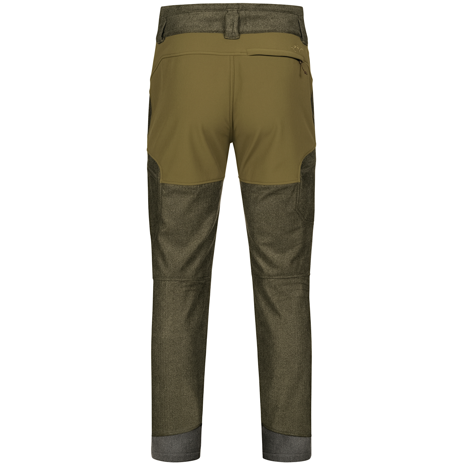 Blaser Herren Vintage Whizz Softshell Hose Olive Melange/schwarz 