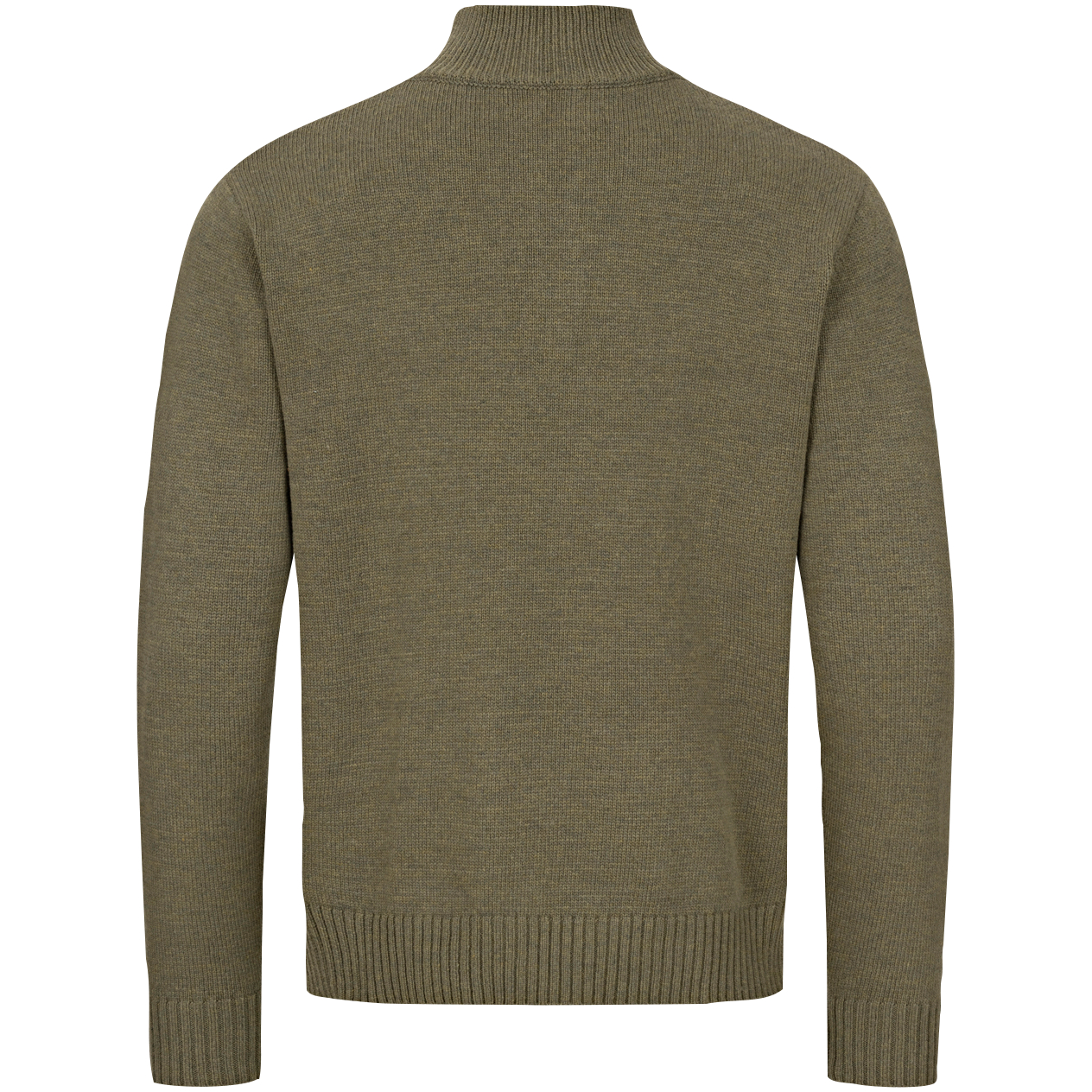 Blaser Herren Woll Halfzip Sweater - oliv 