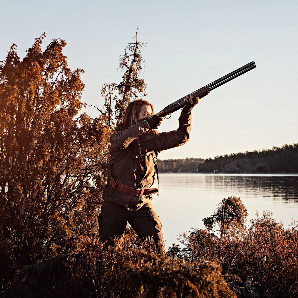 Fjäll Räven Damen Jacke Forest Hybrid (Deep Forest) 
