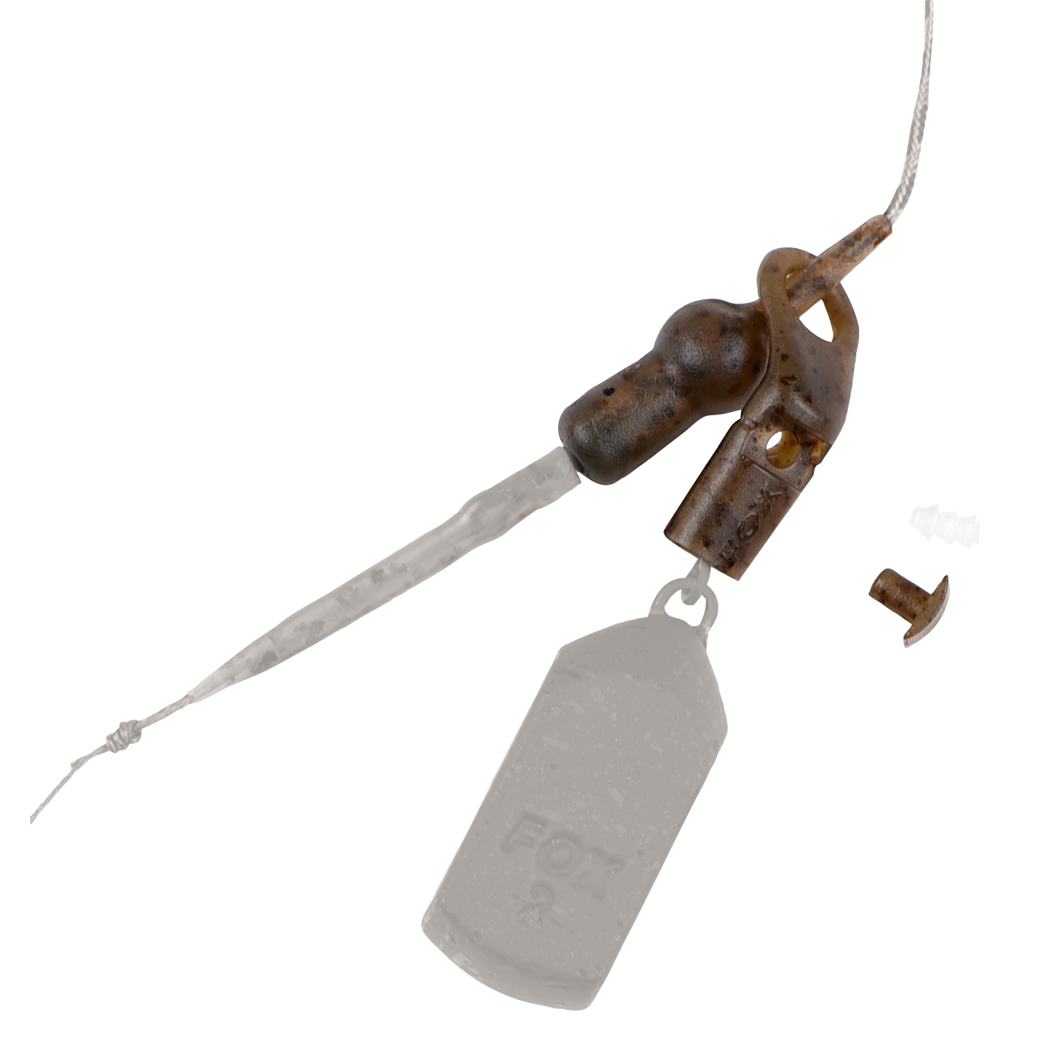 Fox Carp Camo Angled Drop Off Run Rig Kit 