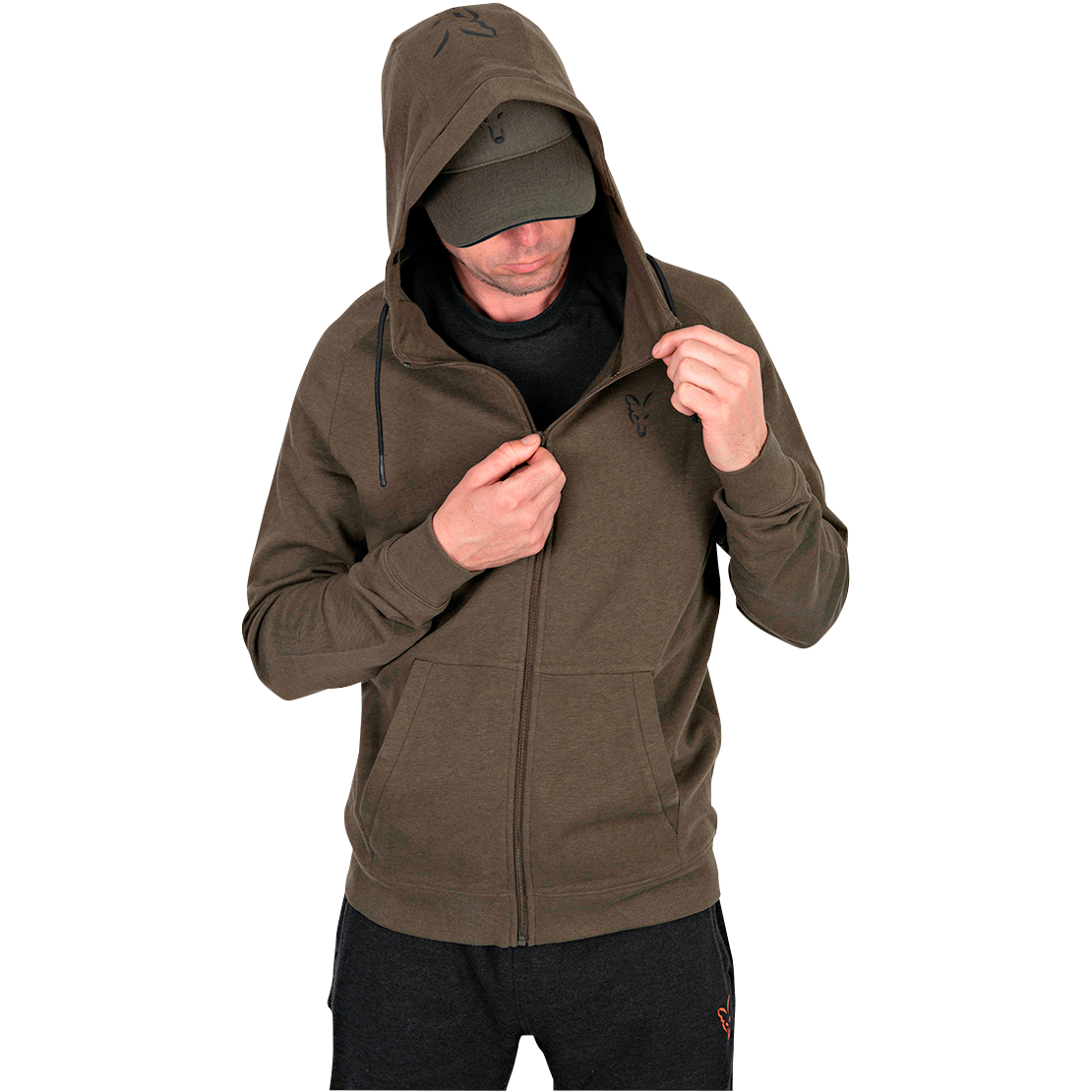 Fox Carp Herren Collection Lightweight Hoody (grün) 
