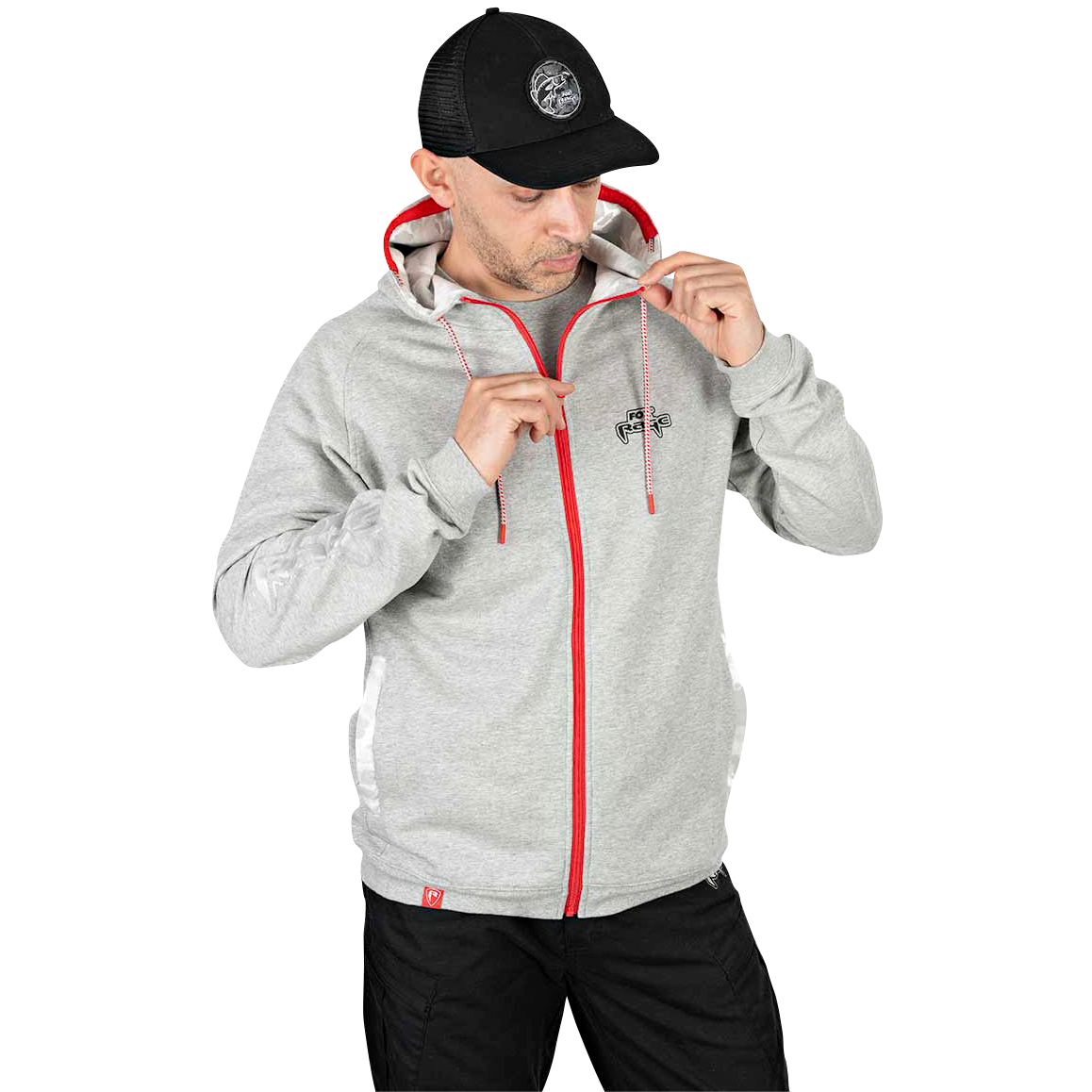 Fox Rage Herren Voyager Hoody Light Grey 