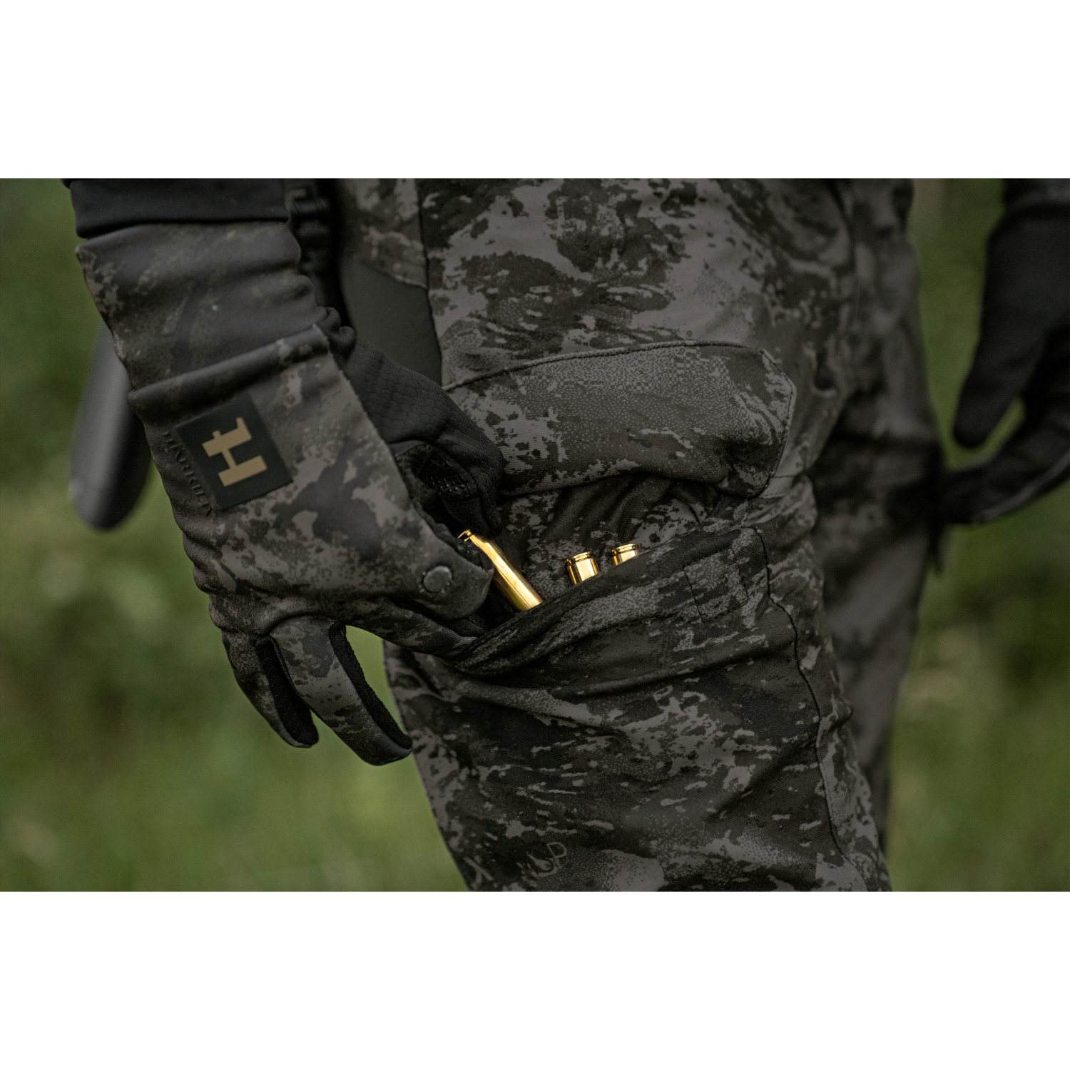 Härkila Unisex Fleecehandschuhe Noctyx Camo 