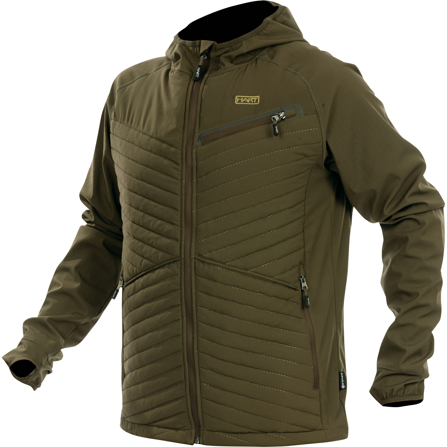 Hart Herren Hoody Ibice (Dark Olive) 
