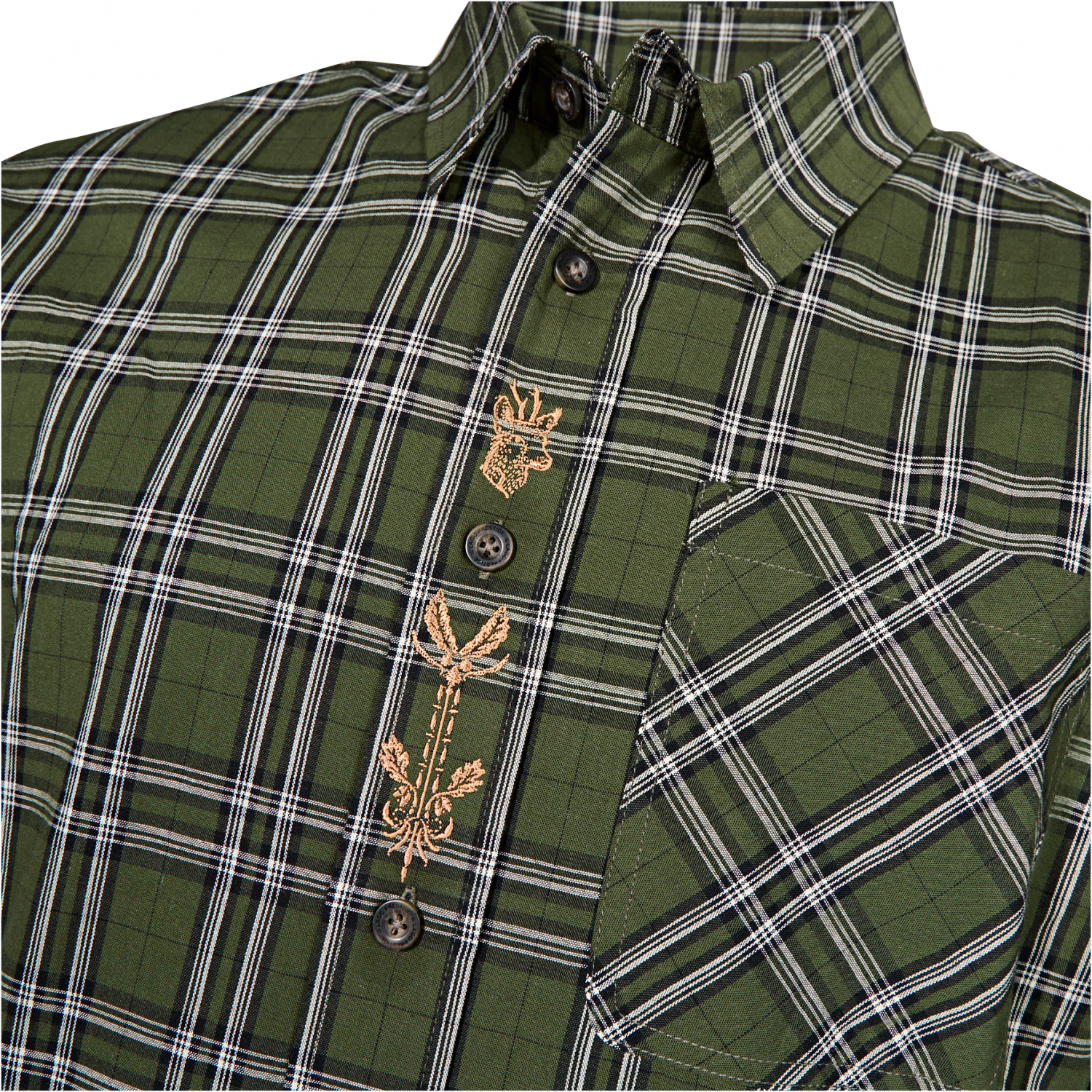 il Lago Prestige Herren Hemd Hirsch 
