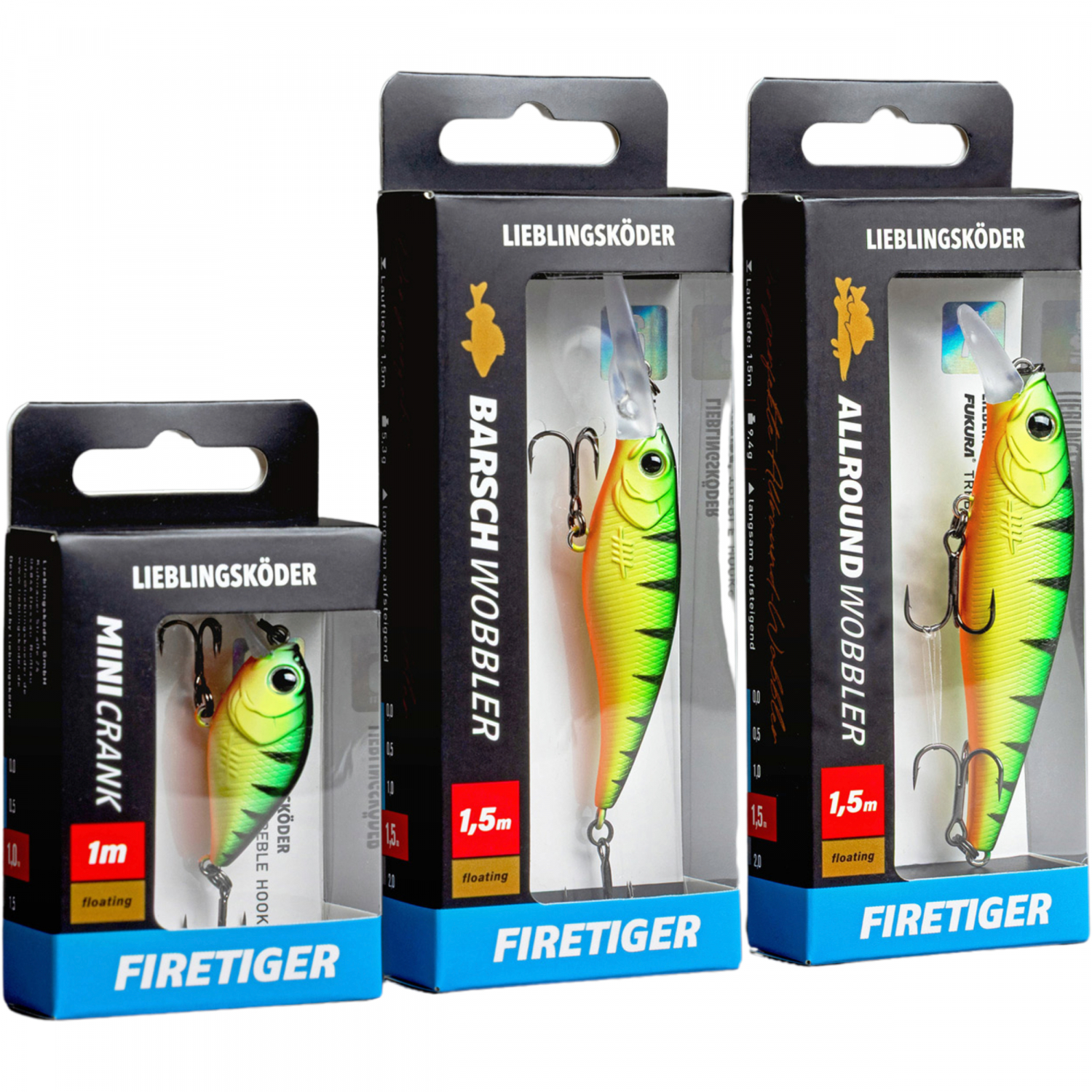 Lieblingsköder Allroundwobbler (Firetiger) 