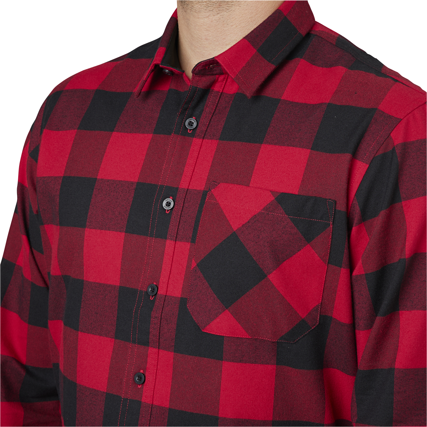 Seeland Herren Langarmhemd Toronto (red check) 