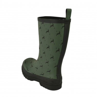 Almwalker Gummistiefel Hirschlein Damen (Oliv)