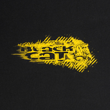 Black Cat Black Shirt