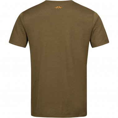 Blaser Herren Merino Base Layer T-Shirt 160 LS (dunkel oliv)