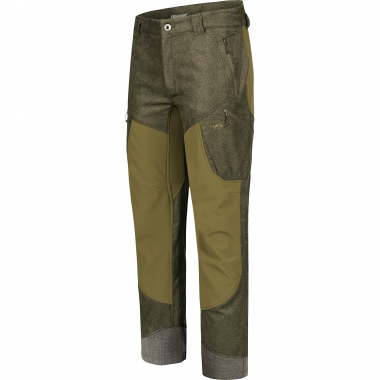 Blaser Herren Vintage Whizz Softshell Hose Olive Melange/schwarz
