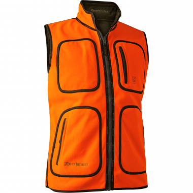 Deerhunter Gamekeeper Fleeceweste Herren, wendbar (Safety Orange)