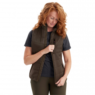 Deerhunter Lady Heat wattierte Weste Damen (Wood)
