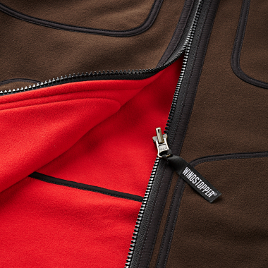 Härkila Kamko Fleece Jacket Herren (Brown/Red)