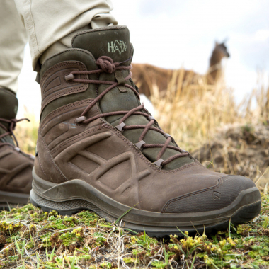 Haix Black Eagle Nature GTX Mid Herren (Brown/Green)