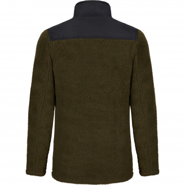 il Lago Basic Faserpelzjacke Kanada Herren (Oliv/Schwarz)