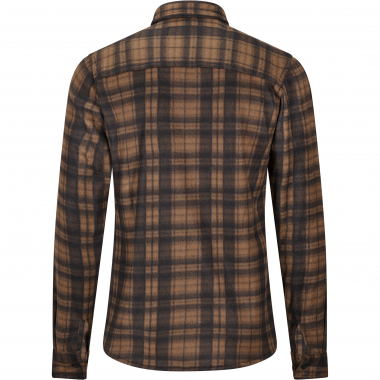 il Lago Basic Fleecehemd Eifelland Herren (Braun)