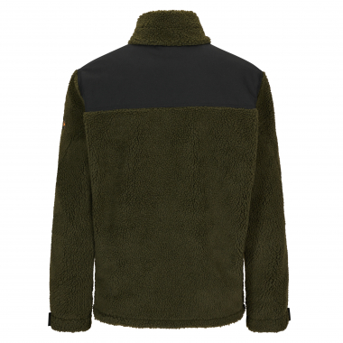 Il Lago Faserpelzpullover Bergfjord Herren (Dunkel Oliv)