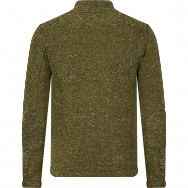 il Lago Prestige Strickfleece-Jacke Dagon Herren (Oliv Meliert)