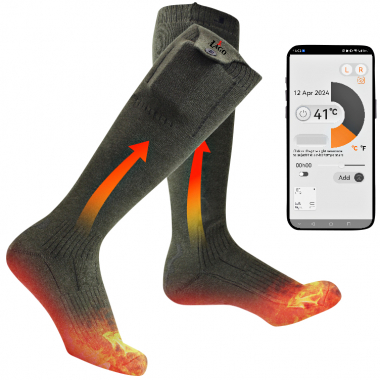 il Lago Red Level Heizsocken Flex Pro X Unisex (Oliv)