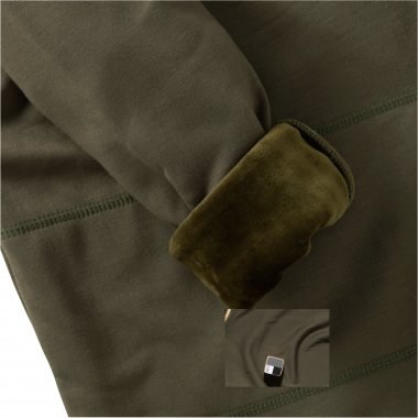 il Lago Red Level Shirt Feuerland Damen, beheizbar (Oliv)