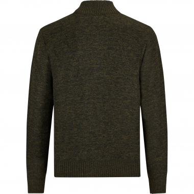 Il Lago Strickfleecejacke Alpenblick Herren (Oliv)