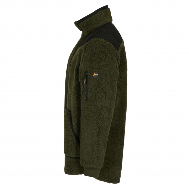 Il Lago Wende-Faserpelzjacke Bergfjord LTX Herren (Dunkel Oliv/phantomX Orange Blaze)
