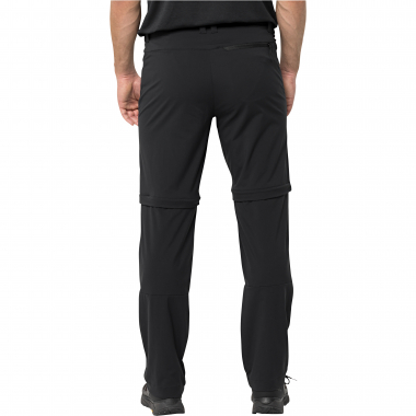 Jack Wolfskin Herren Glastal Zip Off Pants M Herren (Black)